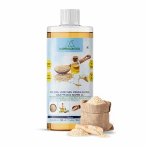 100% Pure Kachi Ghani Sesame Oil | Cold Pressed Unrefined | For Cooking, Skin, Hair & Traditional Massage